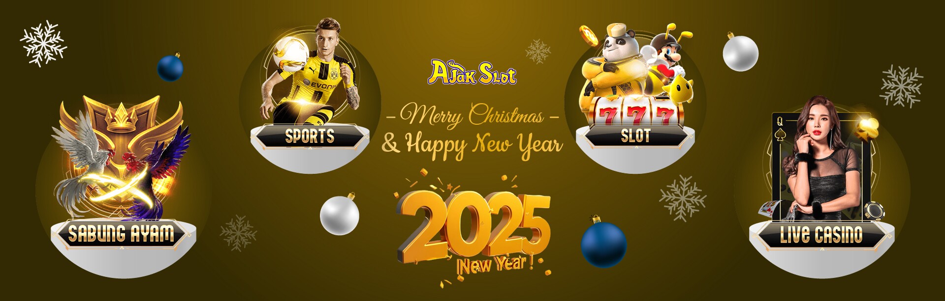 MERRY CHRISTMAS AND HAPPY NEW YEAR 2025 AJAKSLOT