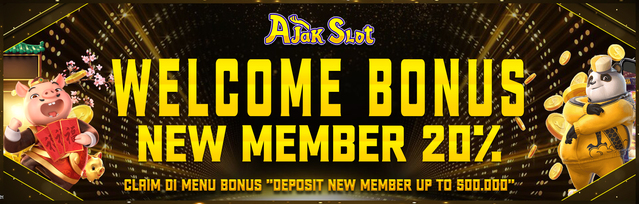 WELCOME BONUS NEW MEMBER 20%